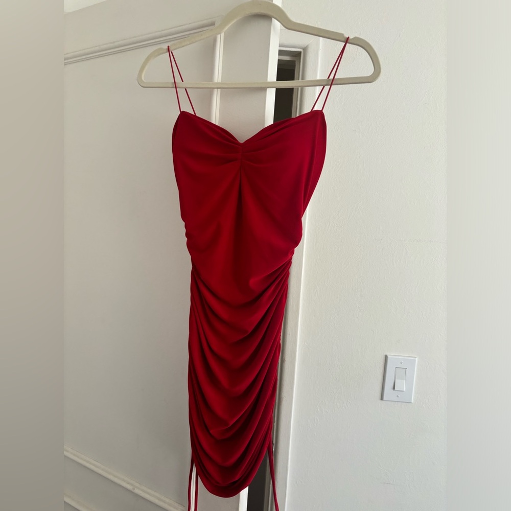 red cocktail dress // sorority formal, date dash